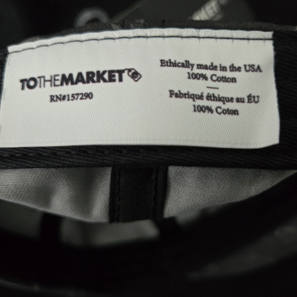BNWT - TOTHEMARKET Floral Ball Cap in Charcoal Gray - Picture 7 of 8